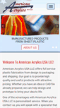 Mobile Screenshot of amacrylics.com